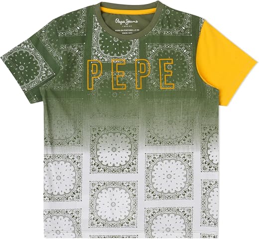 PEPE JEANS KIDS Boy's Graphic Regular Fit T-Shirt