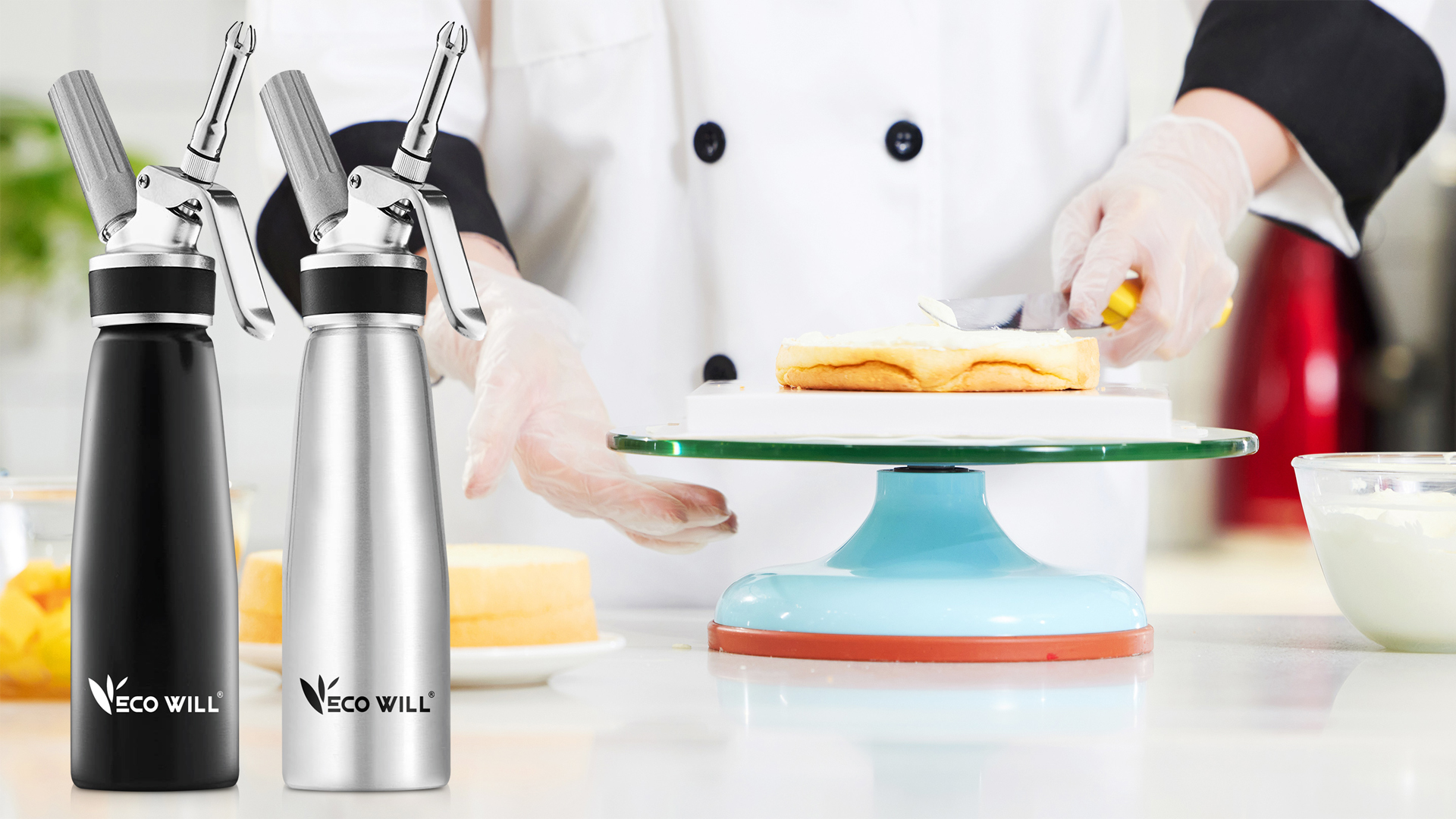 Amazon.com: ECO-WILL Professional Whipped Cream Dispenser, Durable
