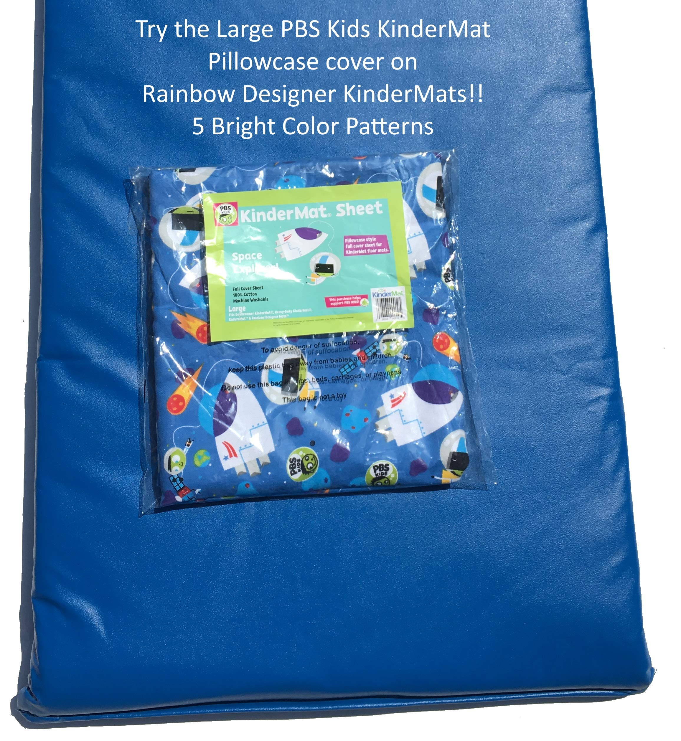 Kindermat Sheets Pbs Kids Full Nap Mat Washable Cover Special Edition Space Explorer Large 50 X 26 5 Great For Daycare Family Households Amazon Sg Home