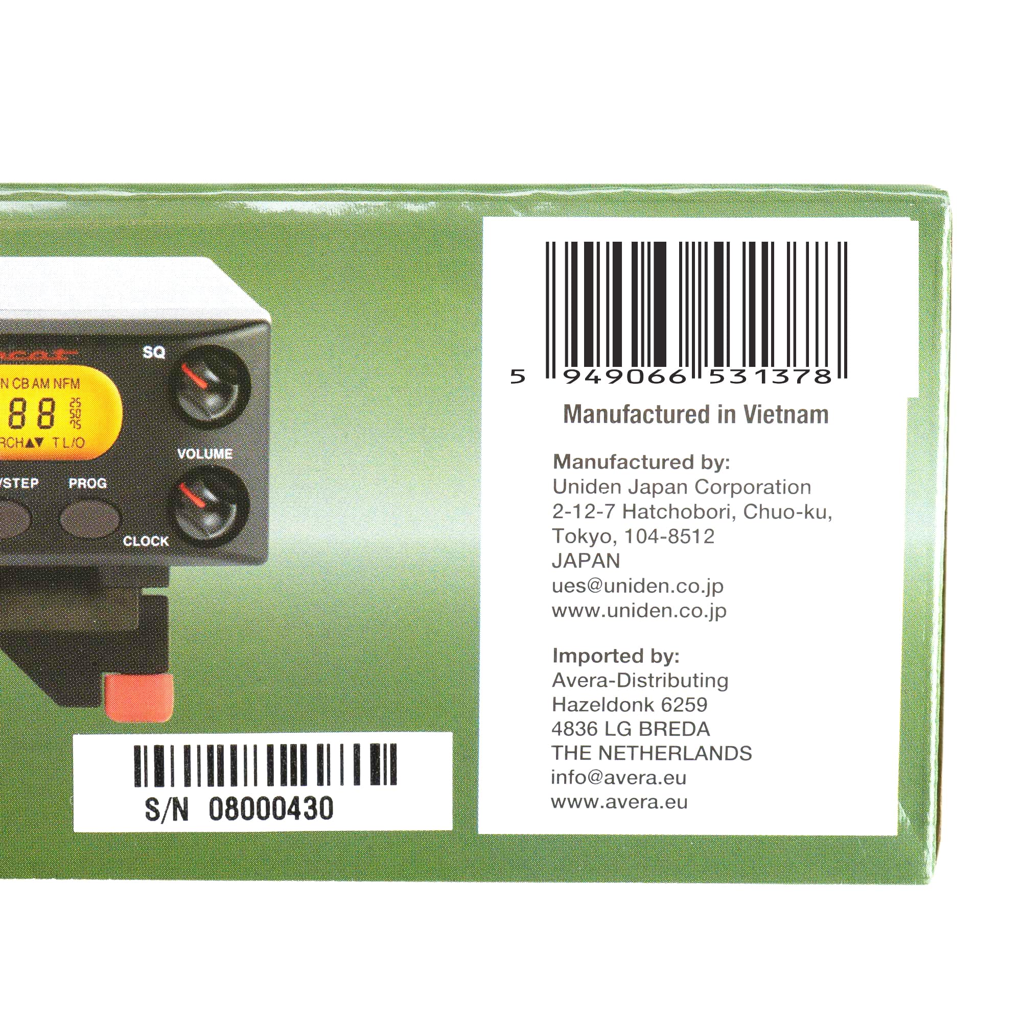 Kit de escáner de Radio de Escritorio Uniden UBC355CLT + Sticky Pad Regalo Azul