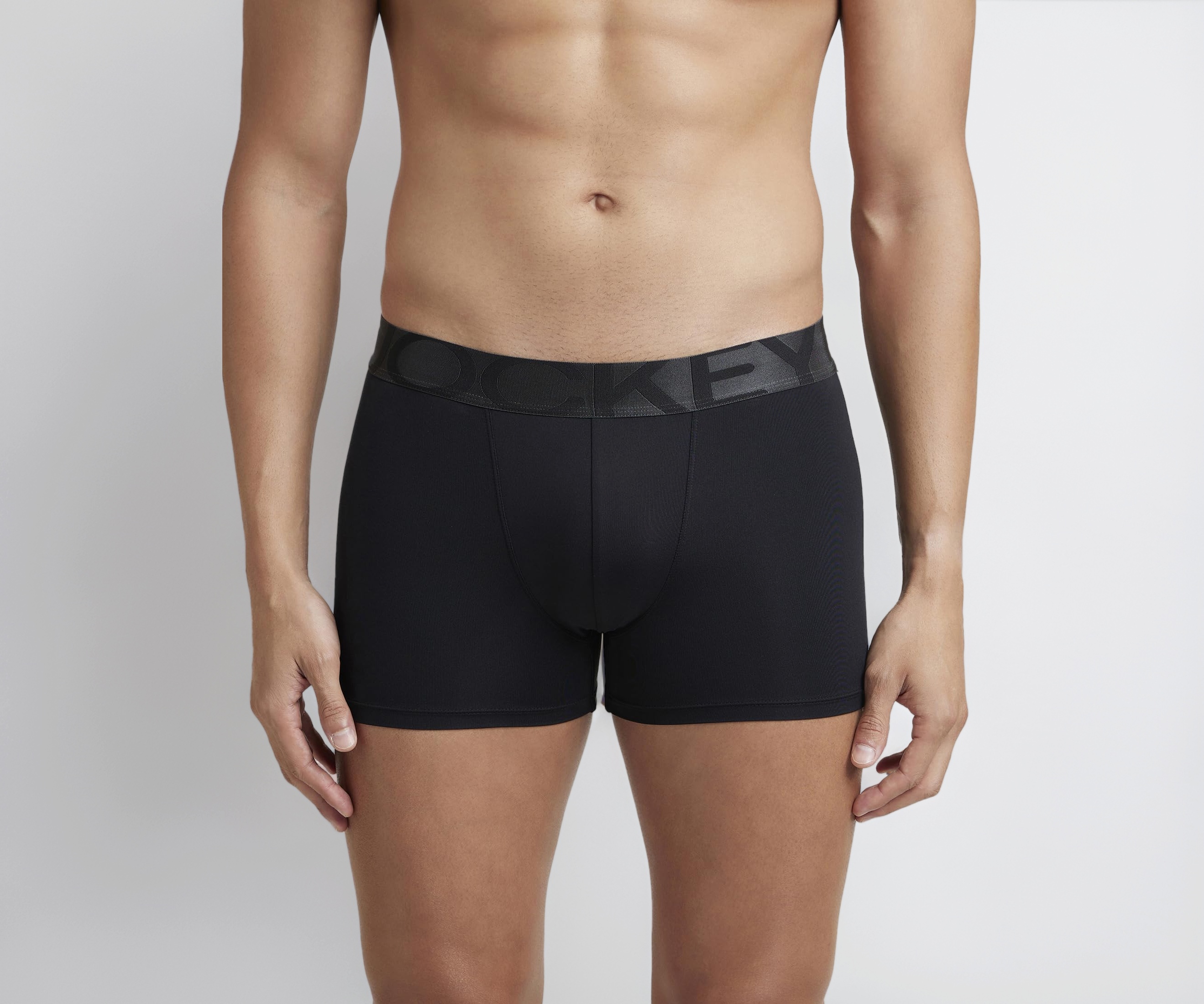 Jockey IC28 Men Microfiber Trunks Black XL - Image 1