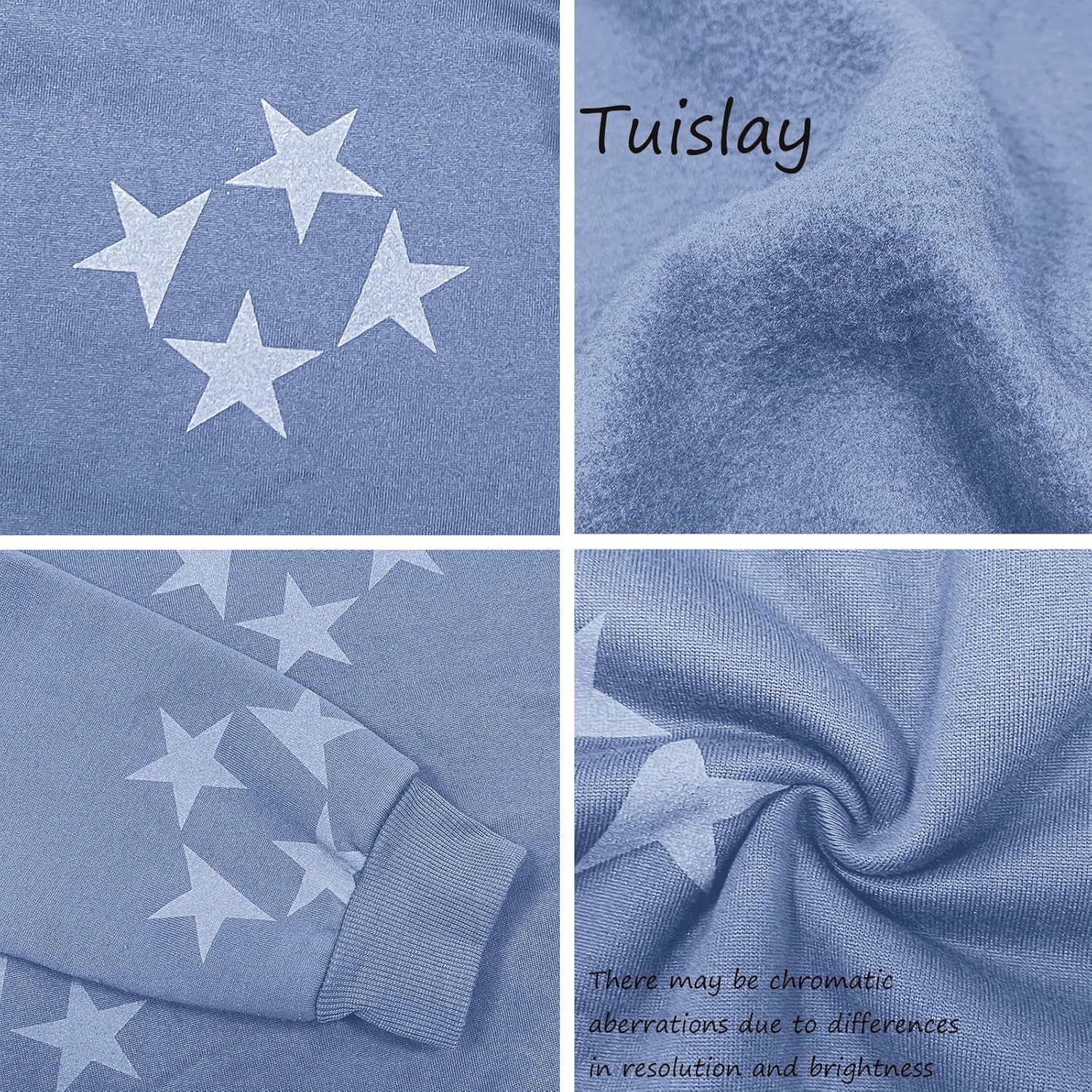 Tuislay Women Star Graphic Zip Up Hoodies Y2k for Teen Girls Oversized Streetwear E-Girl 90s Baggy Grunge Sweatshirt Jacket - Image 6