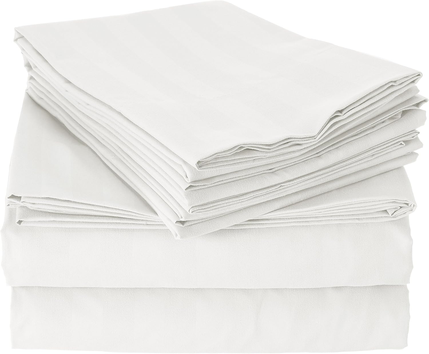 Elegant Comfort Best, Softest, Coziest Stripe Sheets Ever! 1500 Thread Count Egyptian Quality Luxury Silky-Soft Wrinkle & Fade Resistant 4-Piece Bed Sheet Set, Deep Pocket Up to 16" -King Burgundy