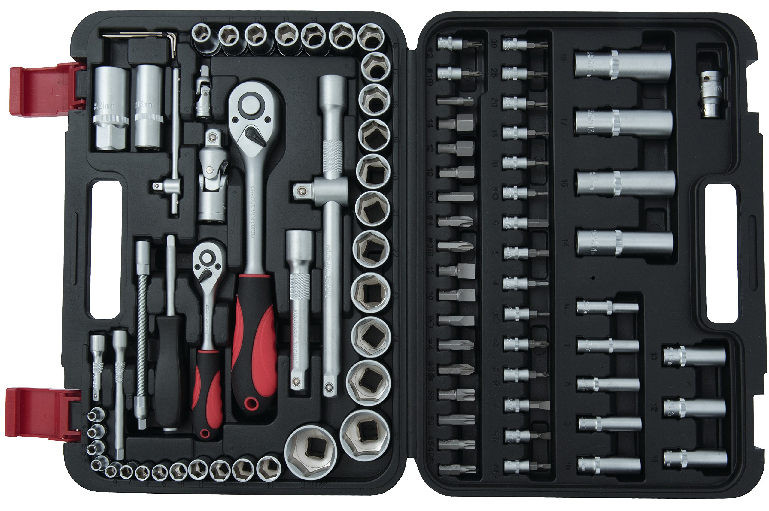 'Connex chiavi a bussola 1/4" + 1/2, 94 pezzi, 1 pezzi, cox580194