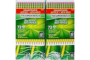 Premium Ticonderoga #2 Pastel Pencils