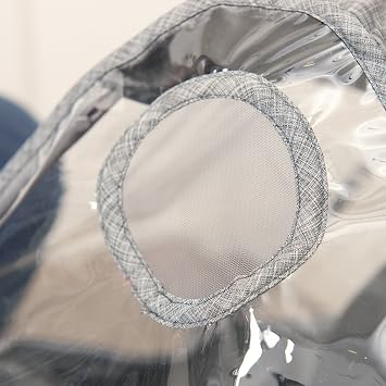 Evenflo Infant Car Seat Weather Shield, Rain Cover, Ventilated Panels (Gray Melange)