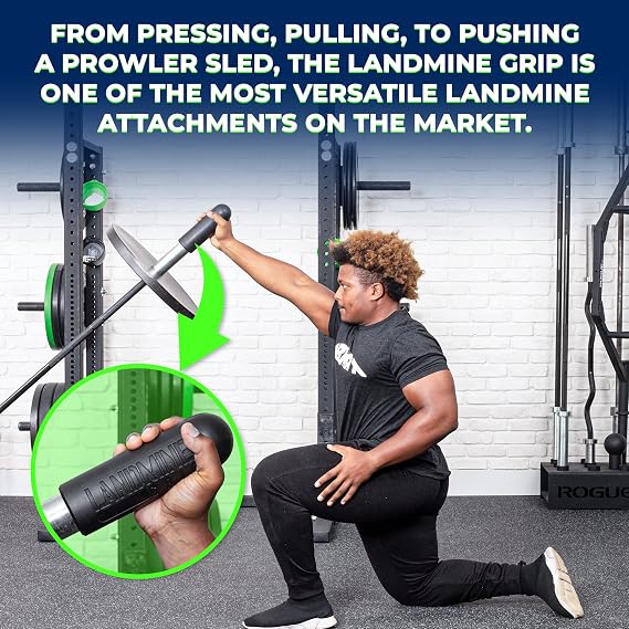 ABMAT Landmine Grip Improve Your Grip and Protect Your Hands During Landmine Exercises - Perfect for Trigger Point Release and Body Tempering