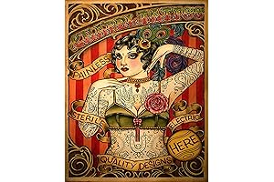 Red Horse Designs: Tattoo Shop Wall Art for a Vintage Touch
