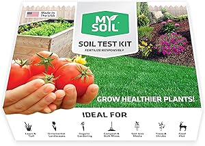 MySoil Soil Test Kit, Unlock Your Lawn & Garden Potential, Complete & Accurate Nutrient and pH Analysis with Recommendations Tailored to Your Soil and Plant Needs