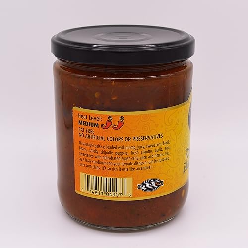 Vista 3 de SANTA FE SEASONS Salsa de maíz asado y frijoles negros, 16 onzas