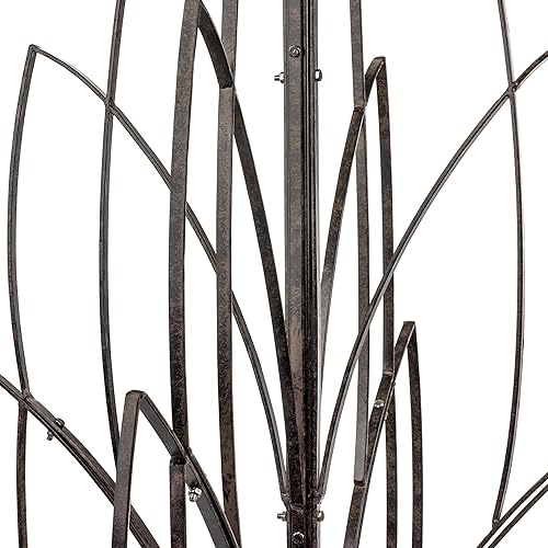 Miniatura 4 de H Potter Garden Lotus Bud Trellis para plantas trepadoras, obelisco de metal de hierro forjado para patio, terraza, flores, resistente a la