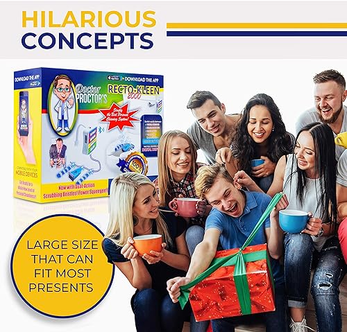 Miniatura 4 de Prank Gift Boxes, Inc. Caja de bromas Recto-Kleen de Dr. Proctor 2000 para adultos o niños. Caja de regalo de broma para regalo divertido. La caja