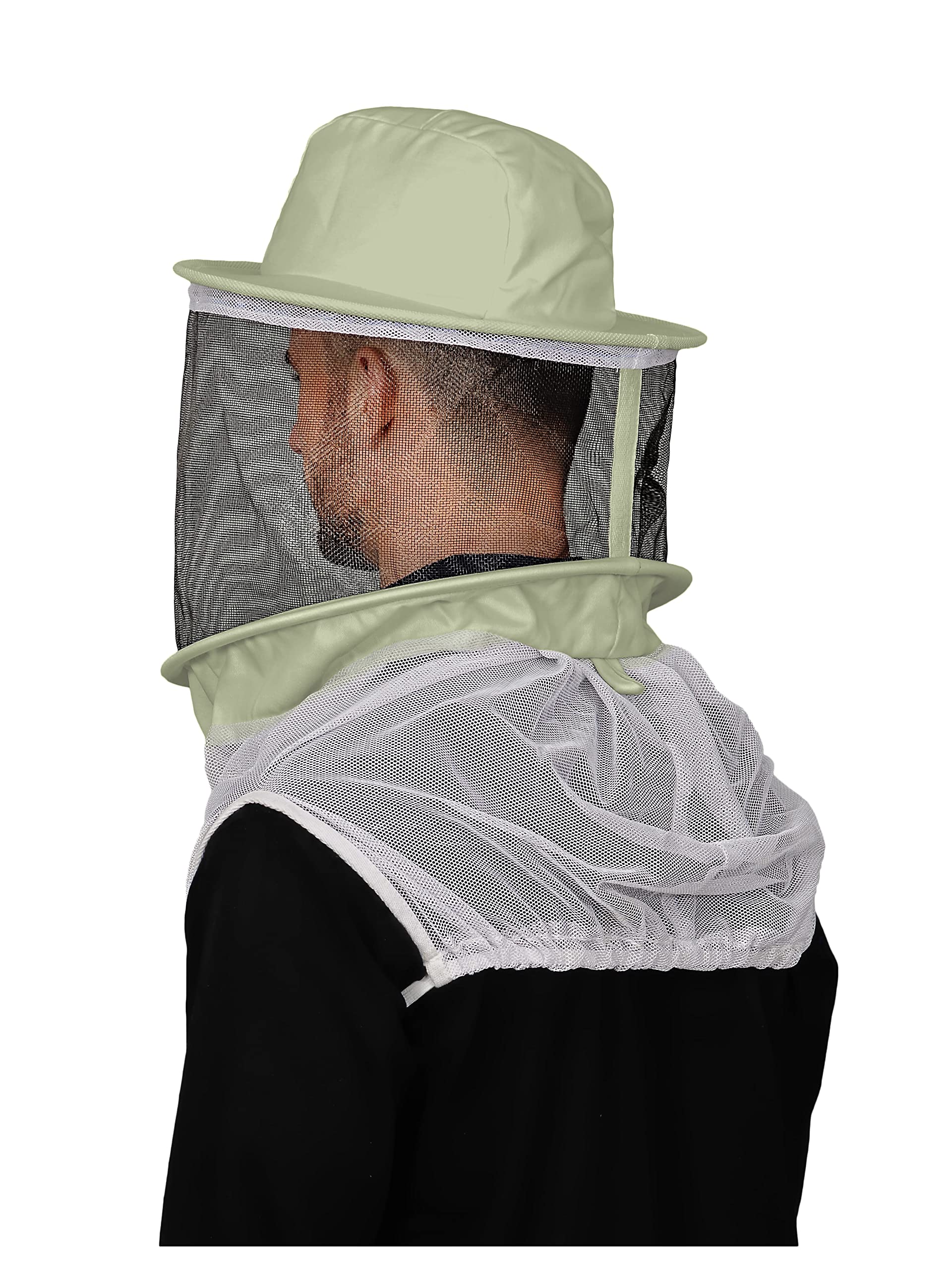 Humble Bee 210 Cappello in Polycotone Maschera Rotonda con Velo di Protezione per Apicoltura