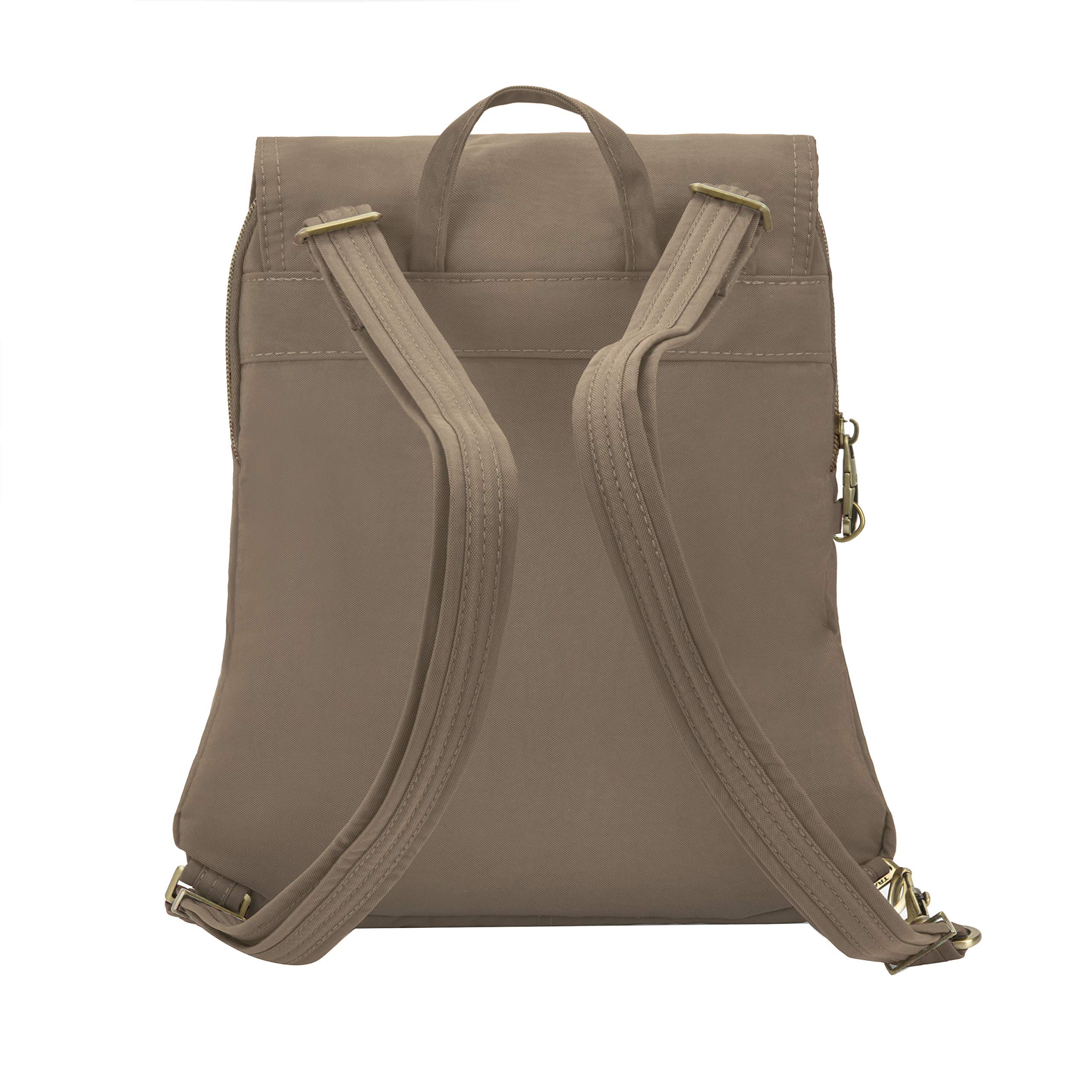 Travelon Unisex Anti-Theft Signature Slim plecak, jeden rozmiar, Sable, Rozmiar Uniwersalny