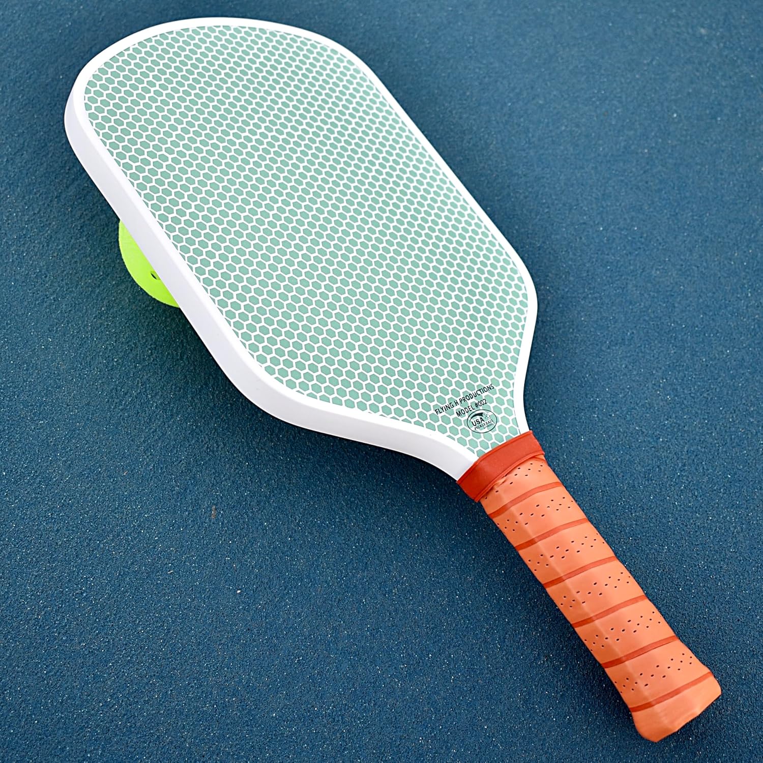 Flying H Pickleball Paddle | USAPA Approved | Carbon Fiber Surface | Honeycomb Core | Classic Design | Comfort Grip | Durable Neoprene Cover | Premium Paddle | Pickleball Racket | Elongated
