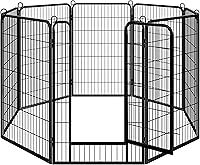 Vista 30 de Topeakmart Unleashed - Cerca portátil para mascotas de 24 pulgadas, 8 paneles, para perros pequeños, medianos y grandes, para uso en interiores