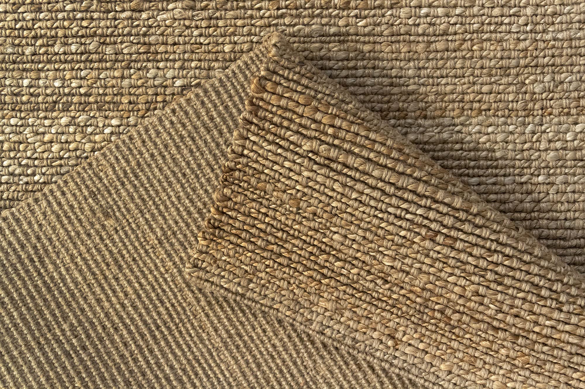 HAMID - Alfombra de Yute Giralda 100% Fibra de Yute Natural, Alfombra Suave y de Alta Resistencia, Tejida a Mano, Alfombra de Salón, Comedor, Dormitorio, Pasillo, Color Natural (150x80cm)