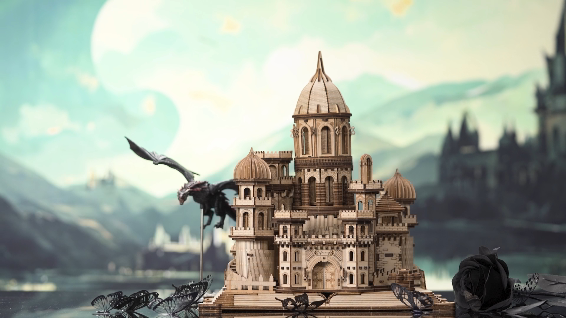 RUIFAM 3D Wooden Puzzles DIY Mechanical Wooden Wide Model