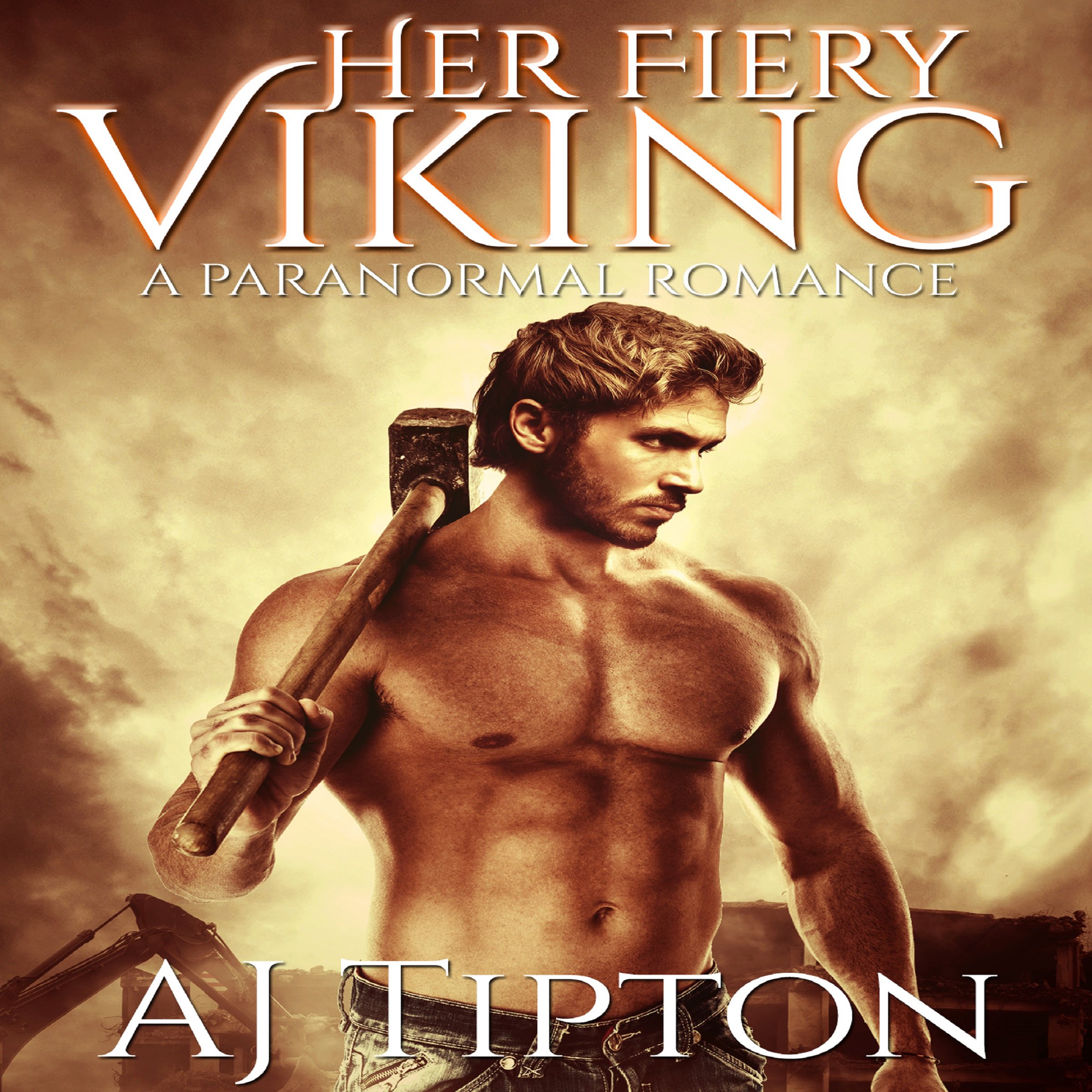 Cover art for Her Fiery Viking: A Paranormal Romance