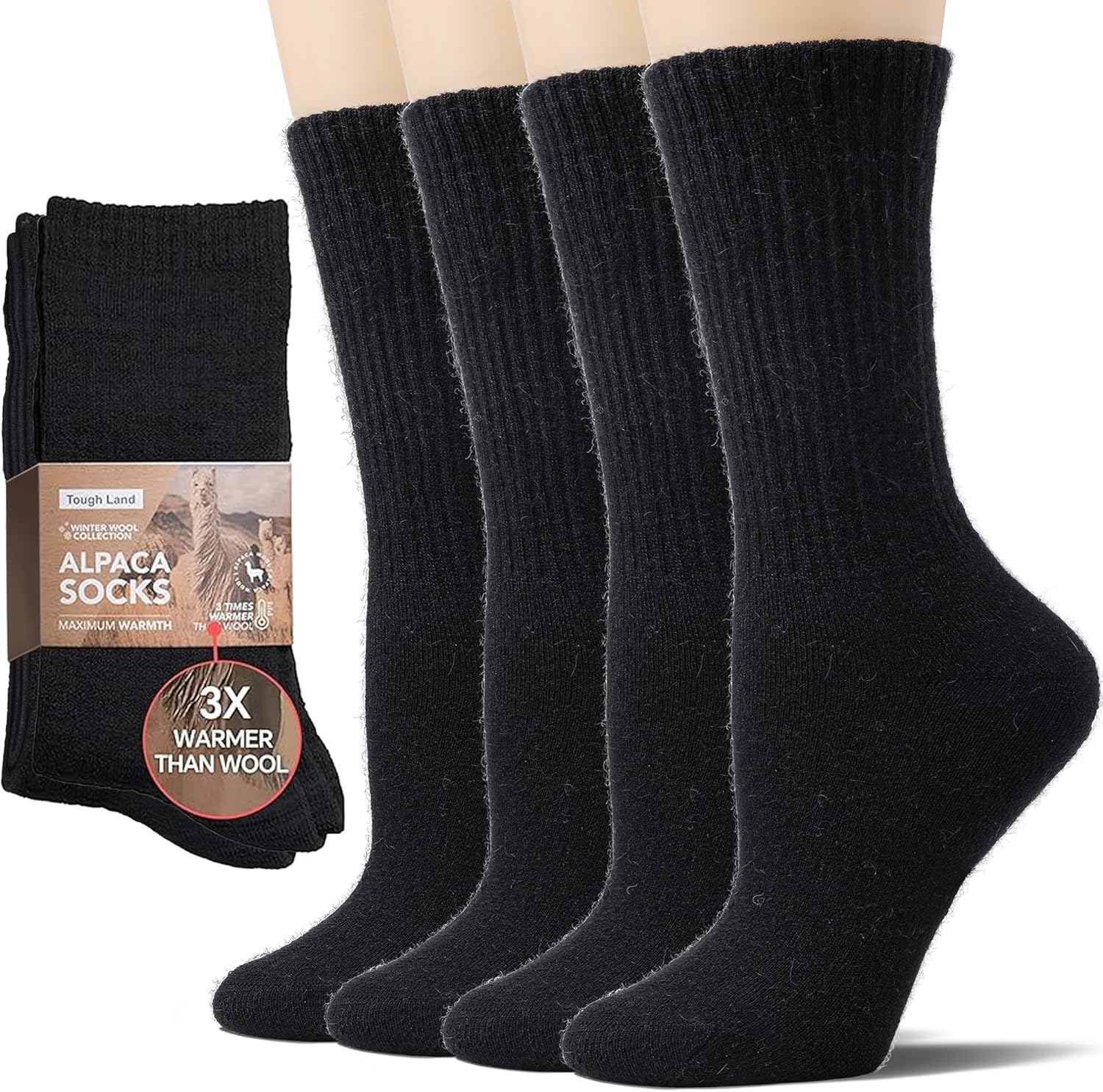Cozy Toughland Alpaca Socks for Men & Women – Warm, Non-Itchy Crew Cozy Toughland Alpaca Socks for Men & Women – Warm, Non-Itchy Crew