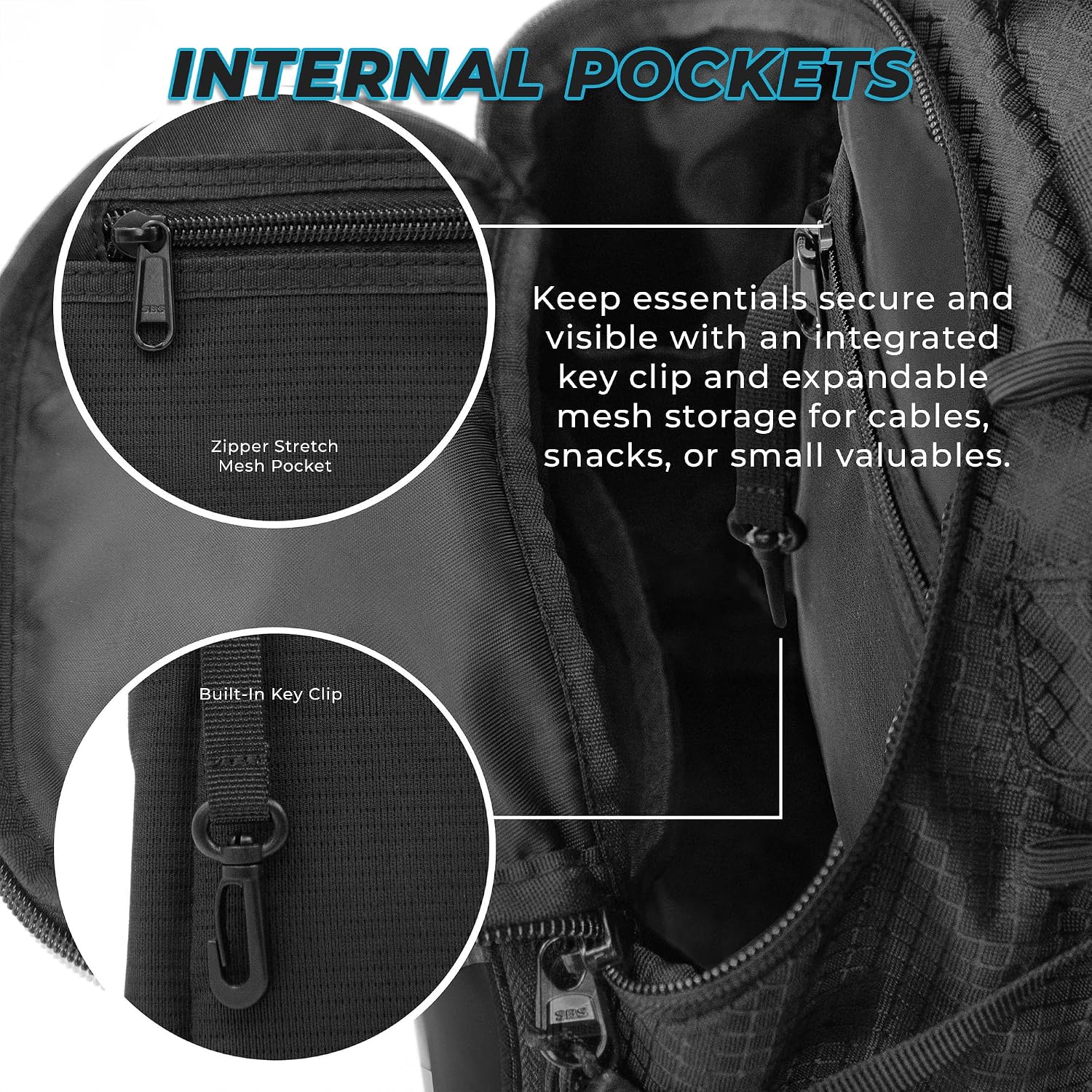 ELYTRA Hydration Pack with 2.5L Bladder | Customizable Rave Hydration Backpack | Hydro Pack for Festivals, Hiking & Running | Water Backpack for Biking & Motorcycling