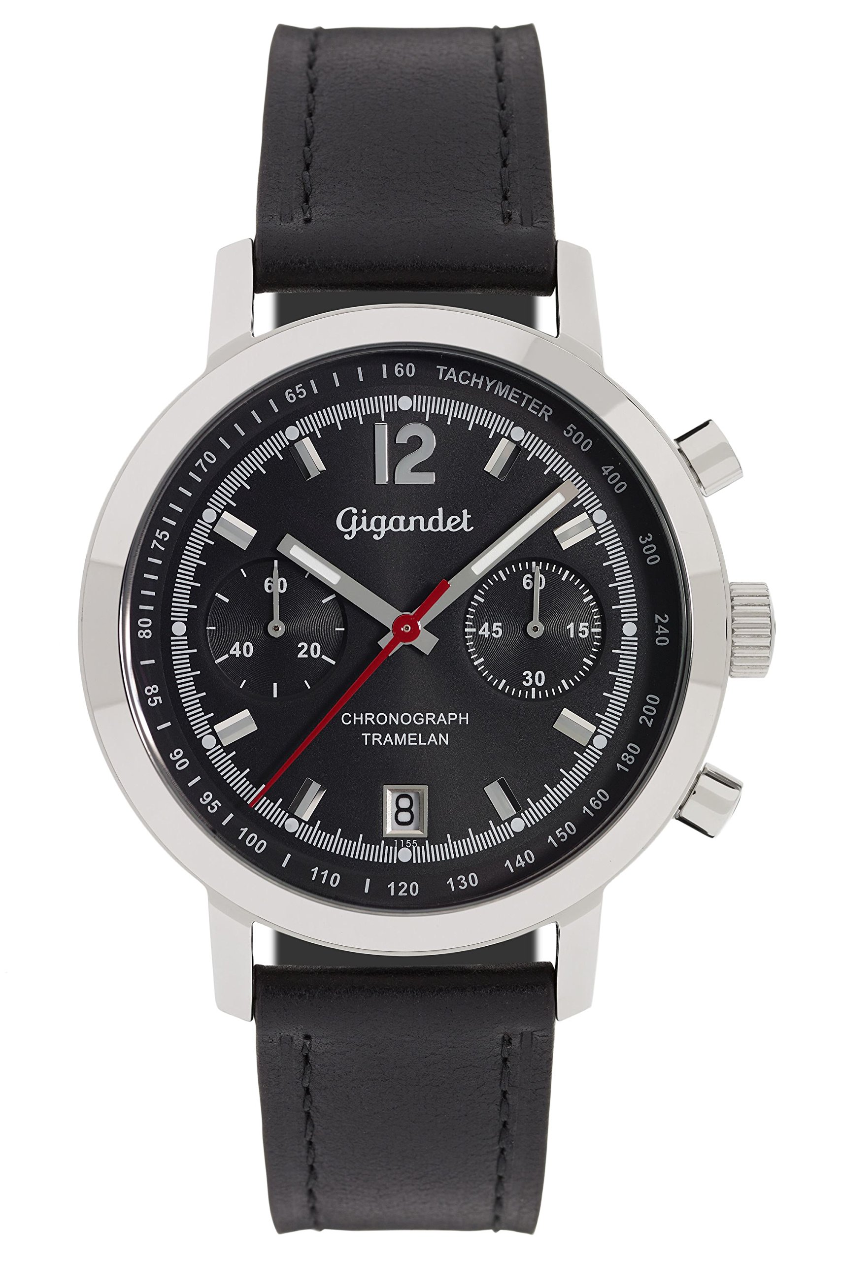 GigandetTramelan Herren Quarz Armbanduhr Chronograph Analog Datum G10 Verschiedene Varianten