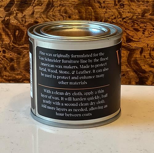 Miniatura 3 de Von Schneider Esmalte de cera microcristalina (4.0 fl oz) fabricado en los Estados Unidos