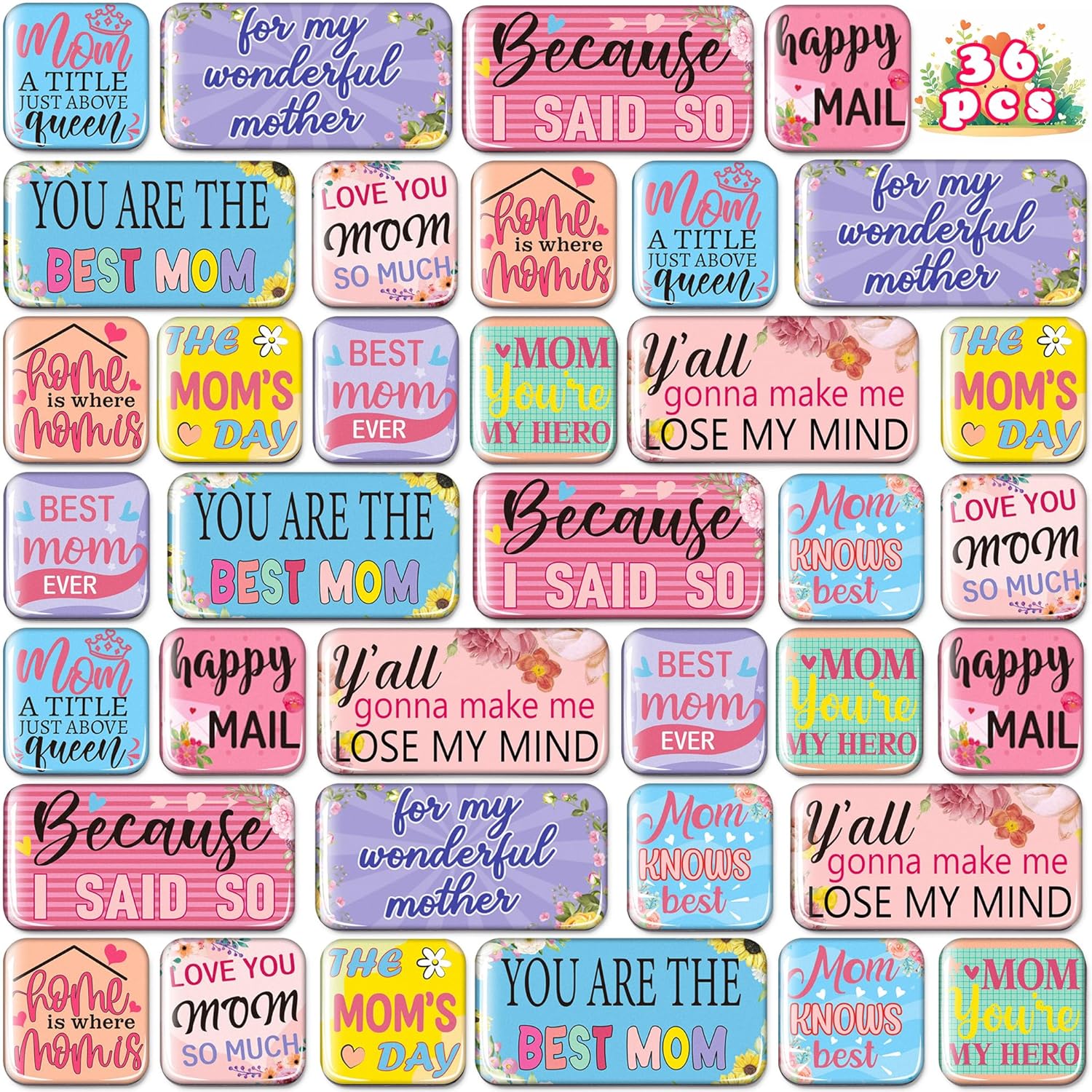 36PCS Nurses Week Gifts Bulk 2026 - Refrigerator Magnets, Nursing Day Appreciation Gift Decorations for RN CNA Women Men