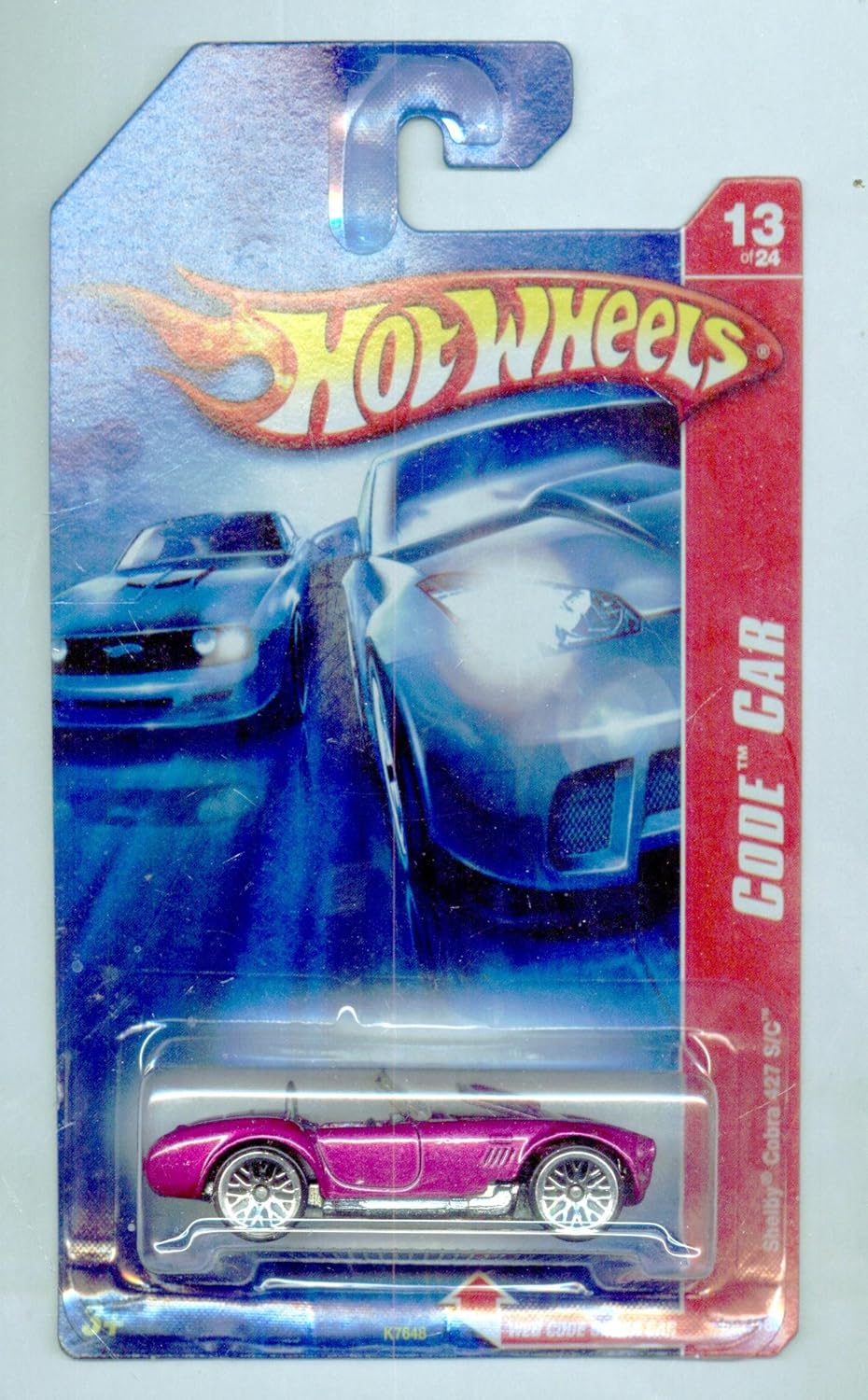 Hot Wheels 2007-097/180 13/24 Shelby Cobra 427 S/C 1:64 Scale