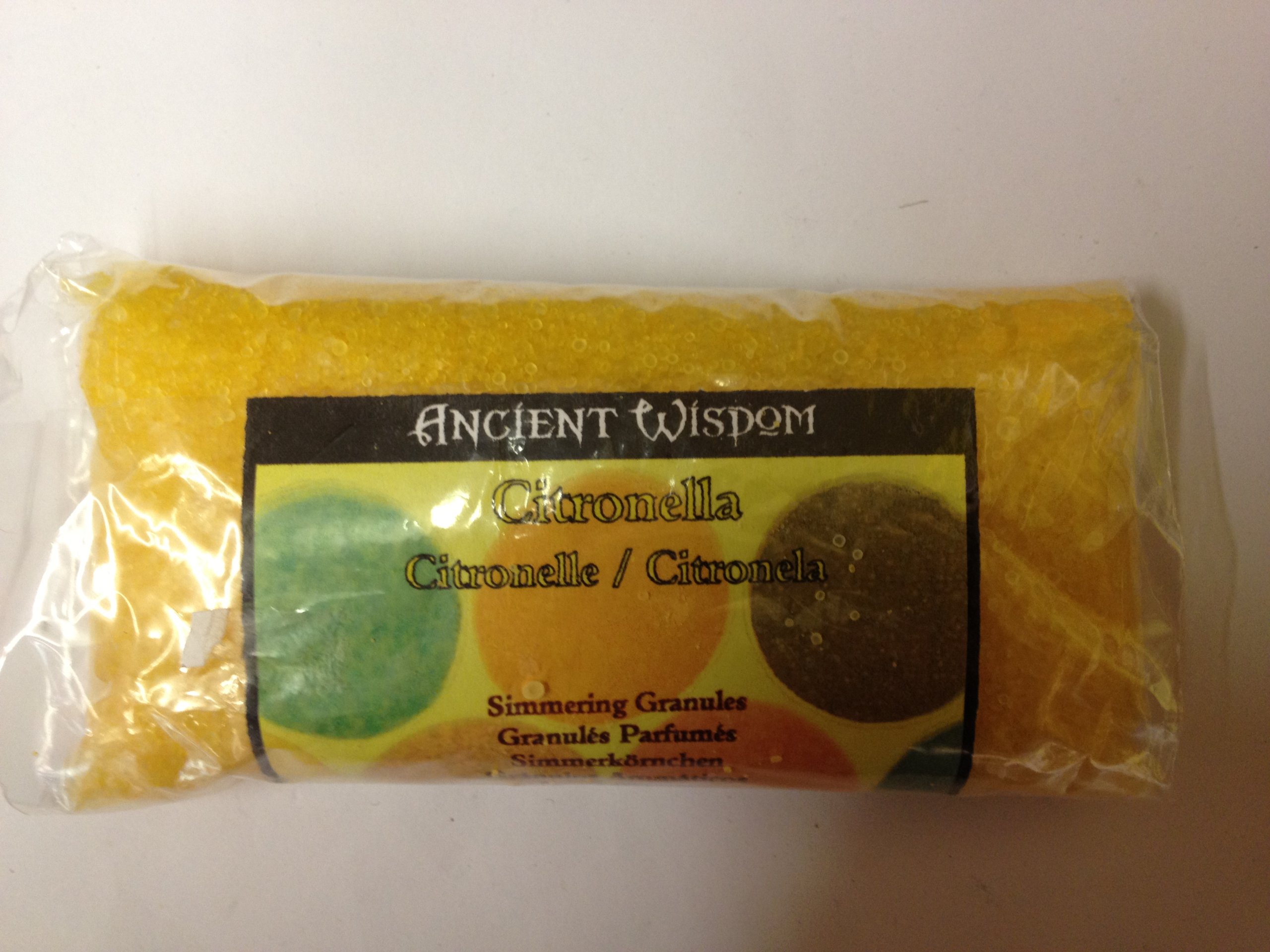 Ancient Wisdom Simmering Granules Citronella For Oil Burner 200g Packs