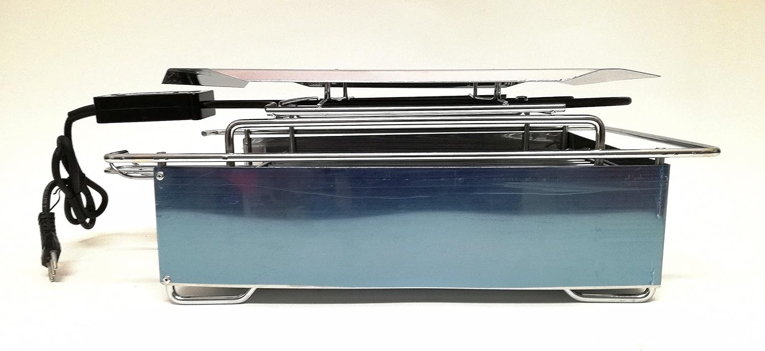 Bistecchiera Elettrica Senza Fumo in Acciaio Inox Bistecchiera Elettrica Cottura dallalto Bistecchiera Elettrica Senza Fumo in Acciaio Inox Bistecchiera Elettrica Cottura dallalto