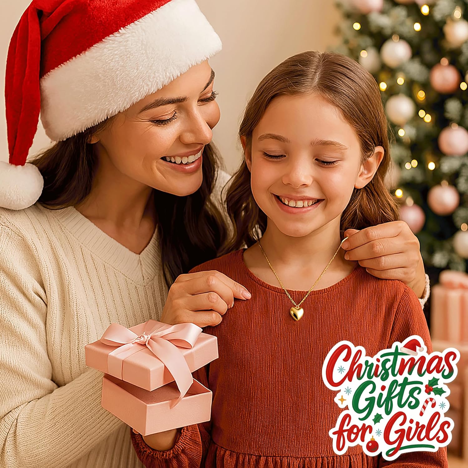 Dainty Gold Bow Necklace for Women/Girls, Small Cute 14K Gold Plated Snowflake Ankh Star Safety Pin Butterfly Heart Baseball Seashell Flower Trendy Pendant Necklace, Simple Non Tarnish Adjustable Chain Everyday Choker Necklaces for Teen Girls Jewelry Gift - Image 5