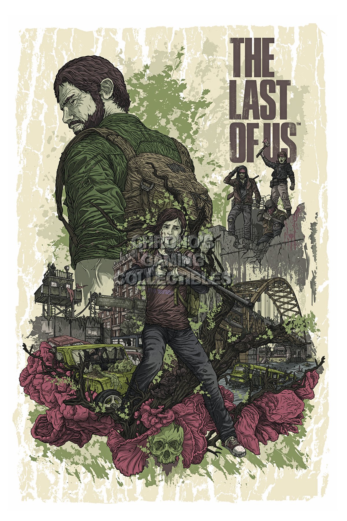 CGC Huge Poster - The Last of Us Joel and Ellie PS3 PS4 - LOS016