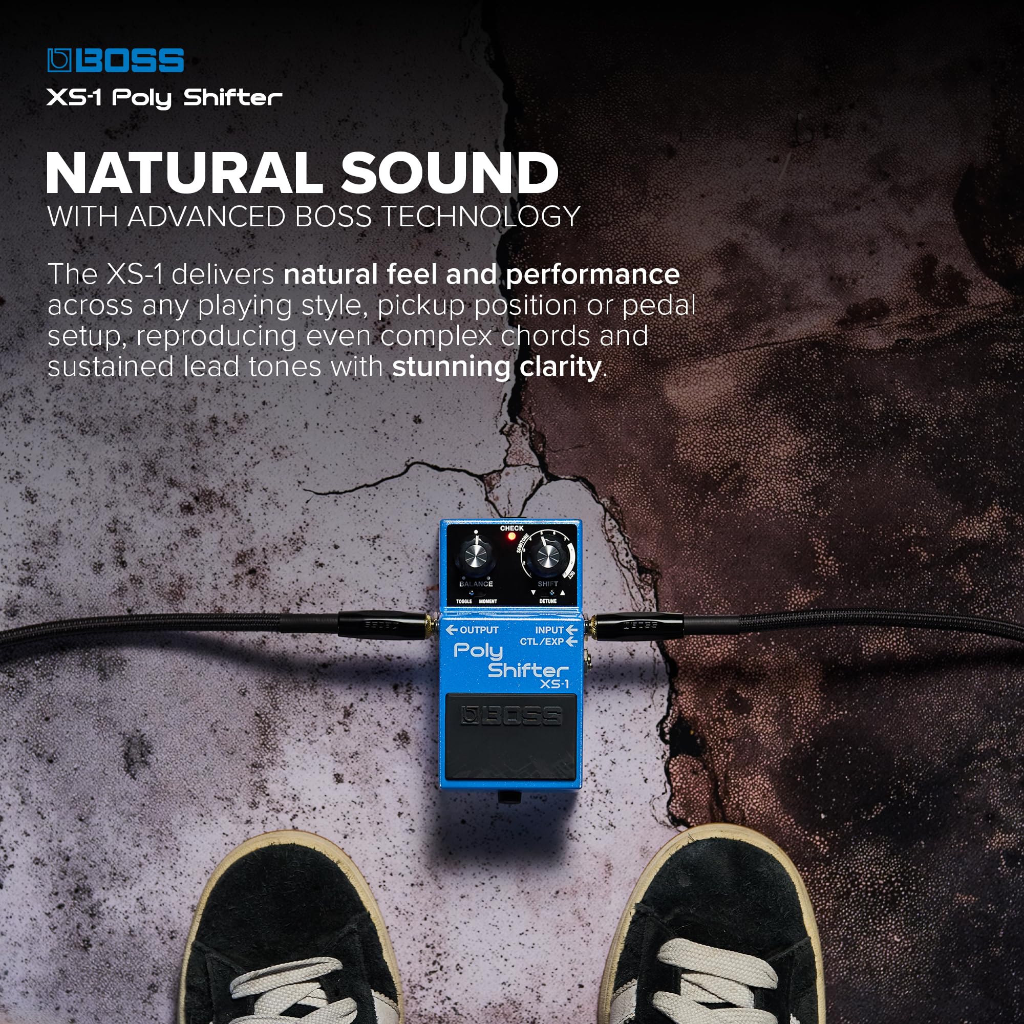 BOSS XS-1 Poly Shifter | Compact Speed Shift Pedal | Premium