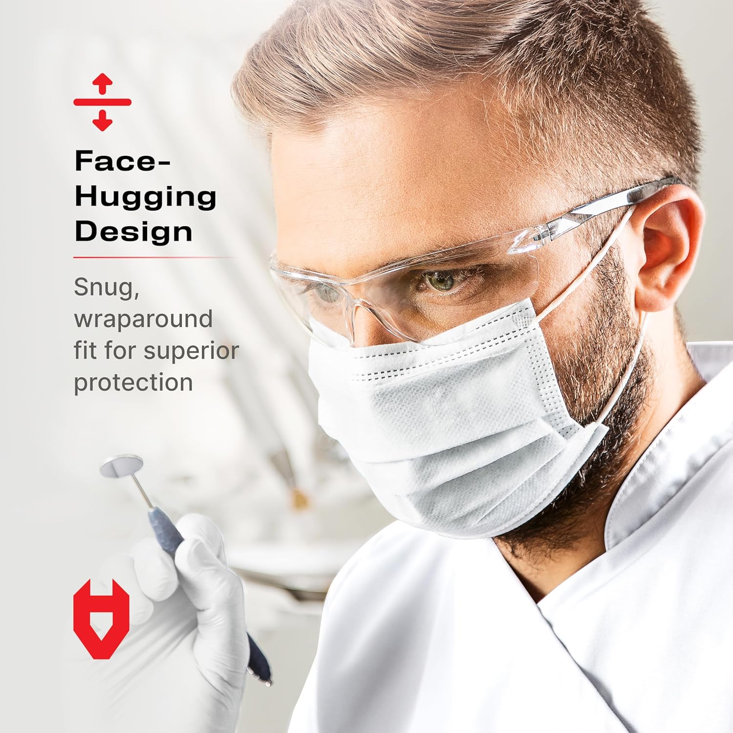 NoCry ANSI Z87.1 Safety Glasses with Scratch Resistant Coating - Anti Fog Safety Glasses, Clear Safety Eyewear for Men, 100% UV Resistant Eye Protection Glasses - Suitable for Indoor or Outdoor Use - Image 3