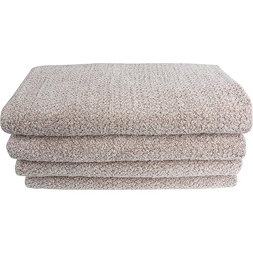 Everplush Diamond Jacquard Bath Sheet 2 Pack in Brown