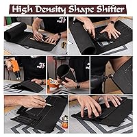 Vista 5 de Espuma EVA de Retención de Forma para Cosplay 4mm (1mm-10mm) 35.56x99.06 cm Hojas de Espuma EVA de Alta Densidad Negras o Blancas.