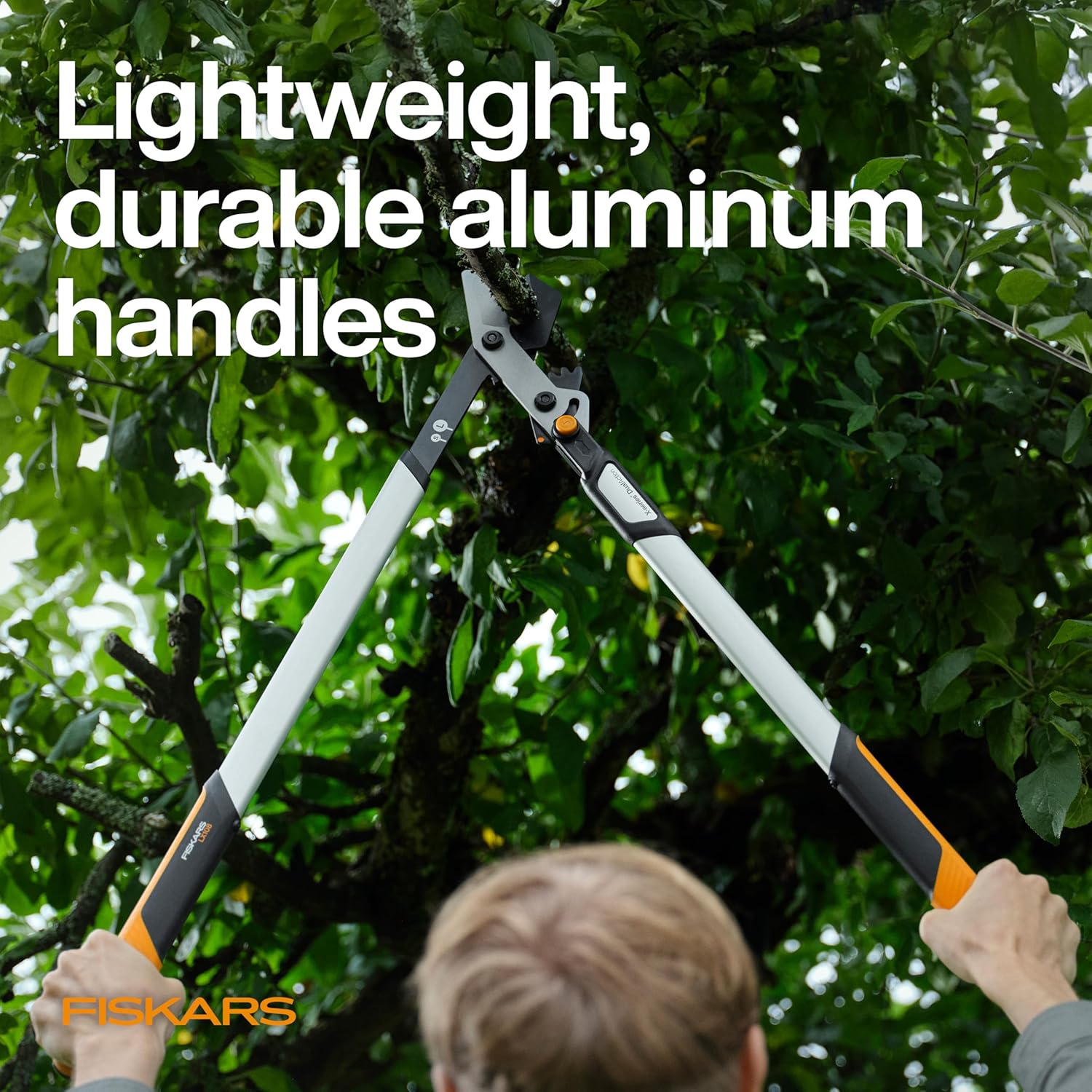 Fiskars DualAction Lopper, 2-in-1 Lopper with Dual Cutting Modes, S Mode for Precise Snips for Stems, L Mode for Power Through Branches, Low Friction Steel Blade, 2" Cutting Capacity