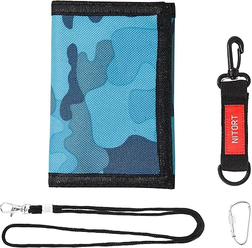 Billetera, carteras de lona para deportes al aire libre para niños, bonita cartera con cremallera para niños, cartera de bolsillo frontal con