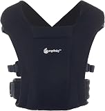 Ergobaby Embrace Porte Bebe Nouveau-ne Physiologique et Ergonomique Extremement Doux, Pure Black BCEMABLK - 1