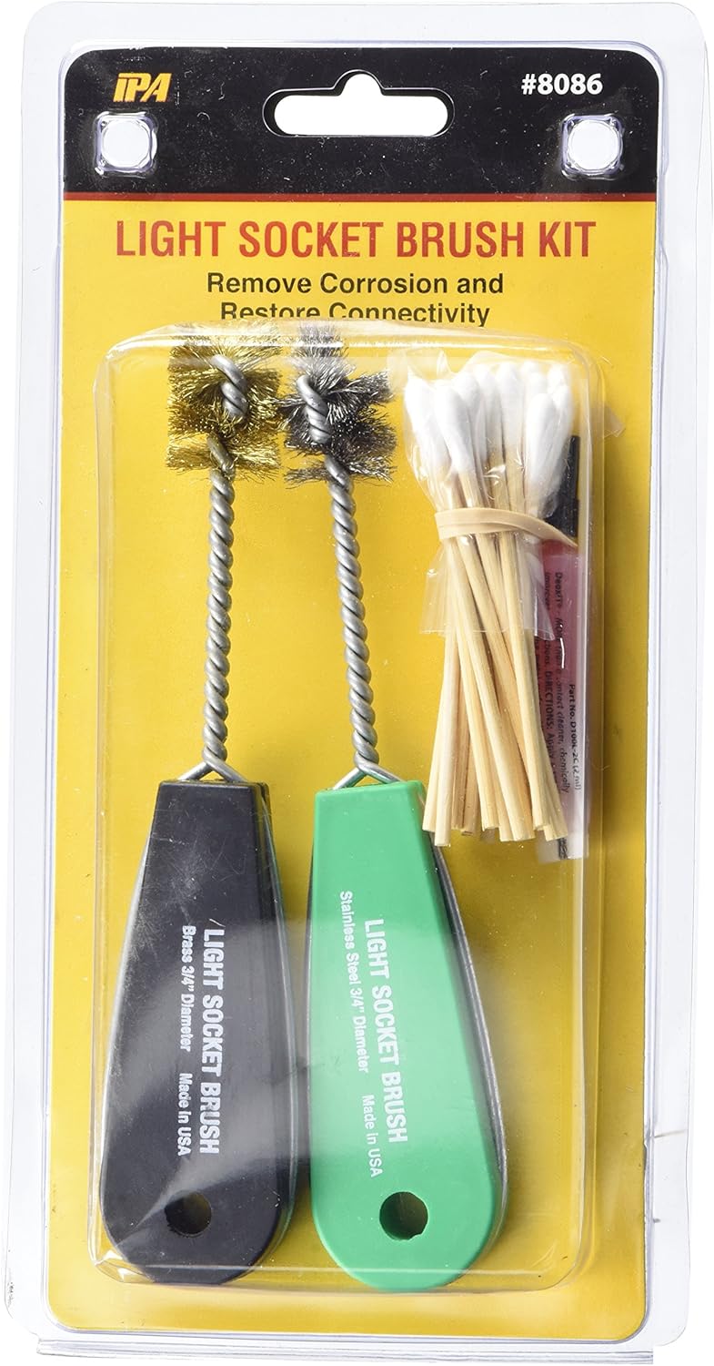 IPA Tools Light Socket Brush Kit (8086), One Size