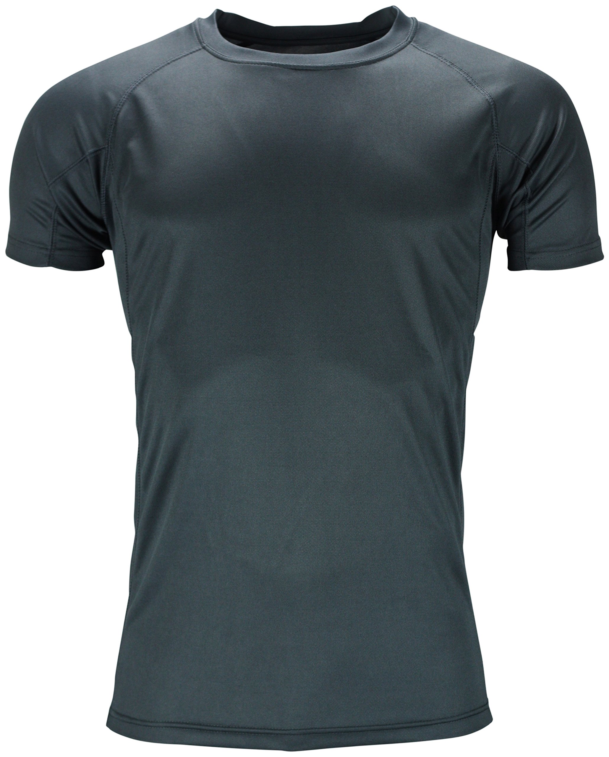 Urban Heritage Men's Dark Grey Short Sleeve Breathable Sports T Shirt (M, )