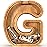 Sulevalt 12 Extra Large Wooden Letter Piggy Banks - Piggy Banks for Boys Girls Kids, Alphabet Money Banks with Initial G - Coin Banknote Bank Birthday/Christmas for Kids