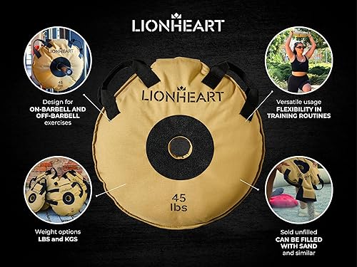 Miniatura 103 de Lionheart Sand Bag Weight Plates Set Sandbags for Working Out Home Gym Bumper Plates Travel-Friendly Sandbag for Fitness & Weight Training