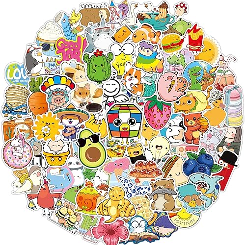 Miniatura 8 de 600 calcomanías lindas para niños y adolescentes, calcomanías para botellas de agua, calcomanías de vinilo impermeables para el aula, paquetes de