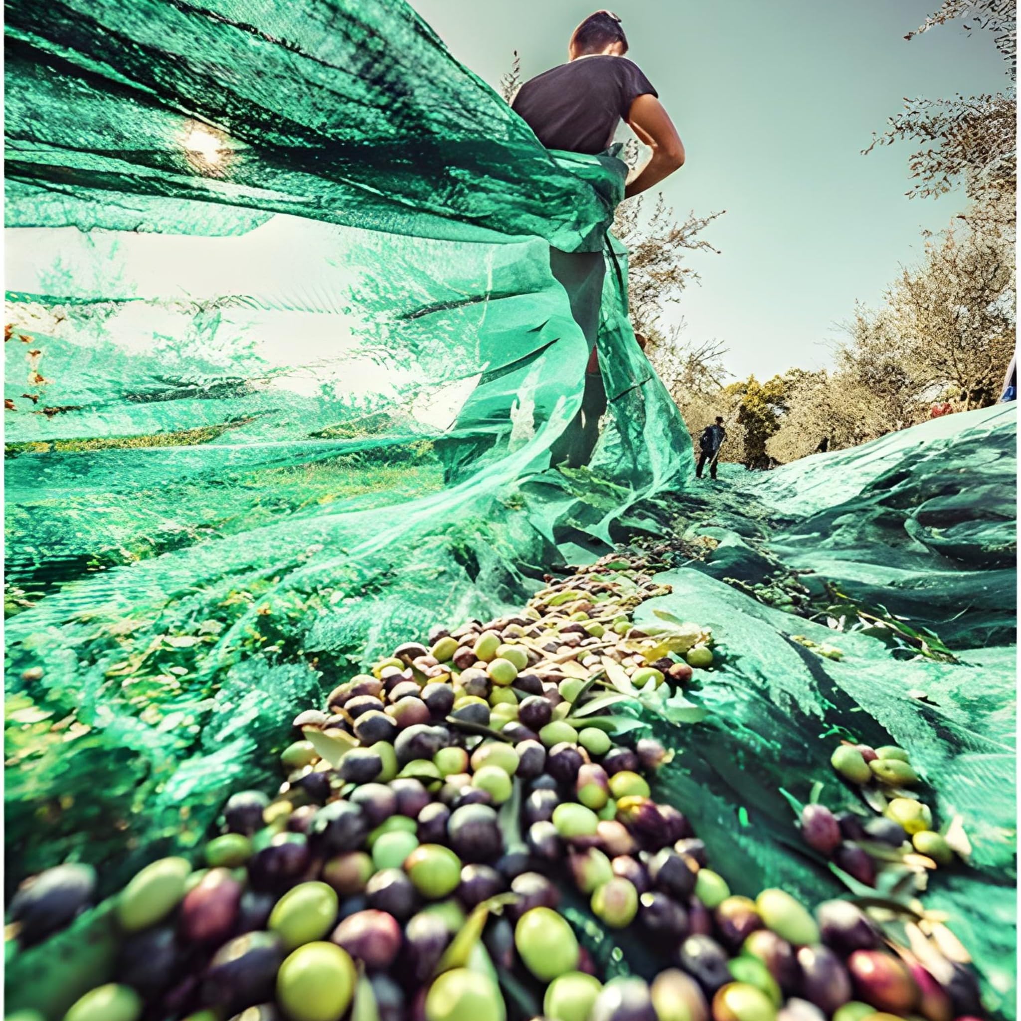 Malla de protección de fachadas en obras para evitar caída de escombros de balcones y andamios – Polietileno tejido Alta densidad 60 g/m2-Otros Usos en jardín y agricultura (Verde - 3 x 20 metros)