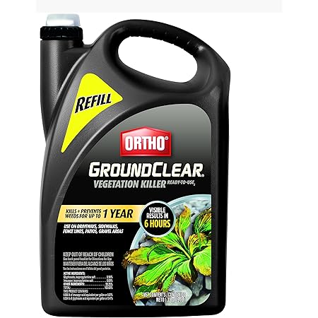 Amazon Com Ortho Groundclear Year Long Vegetation Killer Refill Visible Results In 1 Hour Kills Weeds And Grasses To The Root Up To 1 Year Of Weed And Grass Control 1 33