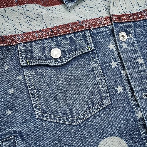 Miniatura 8 de XIOLKI Women's Button Down Denim Jacket High Waist Denim Jacket Cosplay Denim Jacket