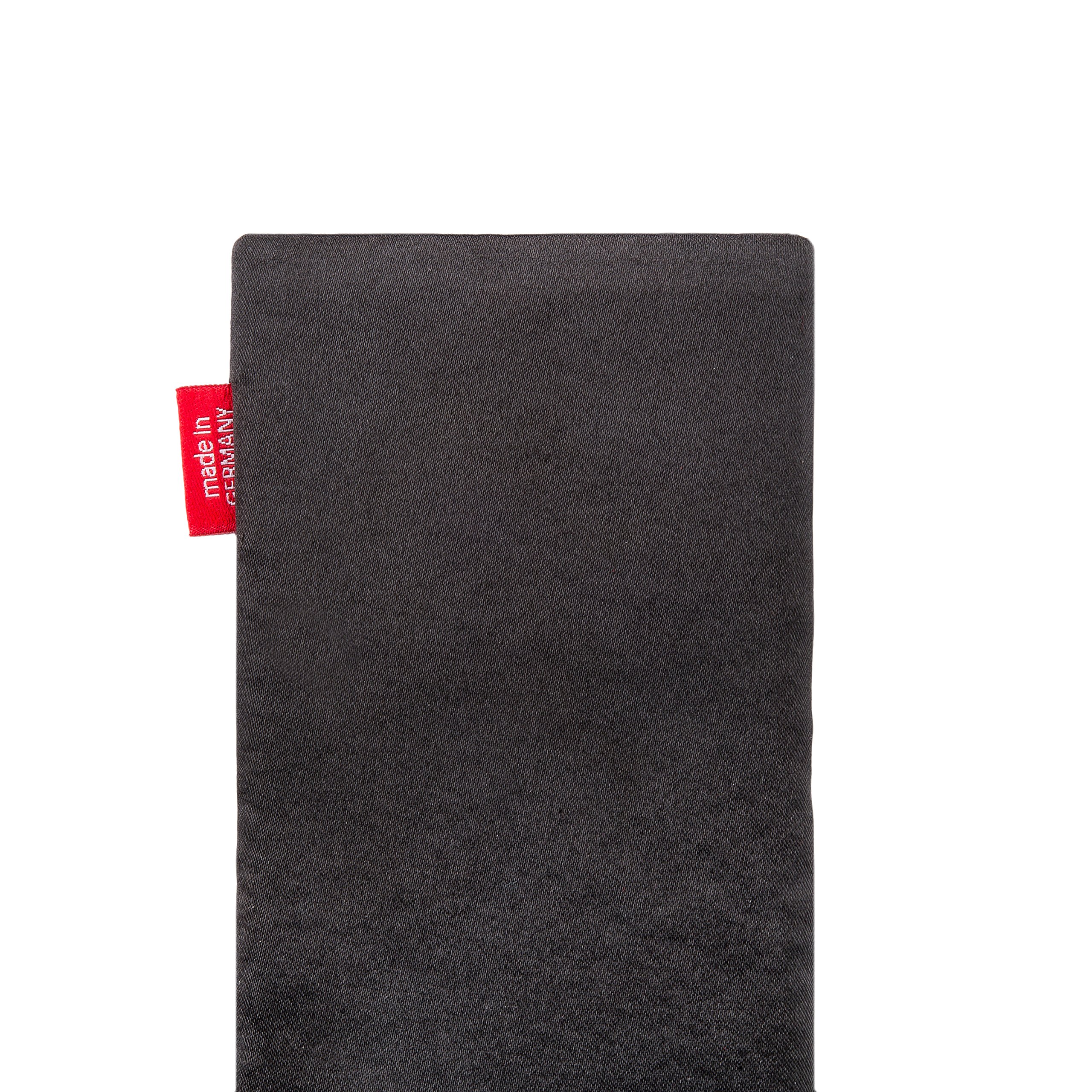 FitBAG Classic OnePlus 9 Pro Custodia In Alcantara | Pouch Con Fodera In Microfibra Per Pulizia Schermo | Made In Germany, Blu
