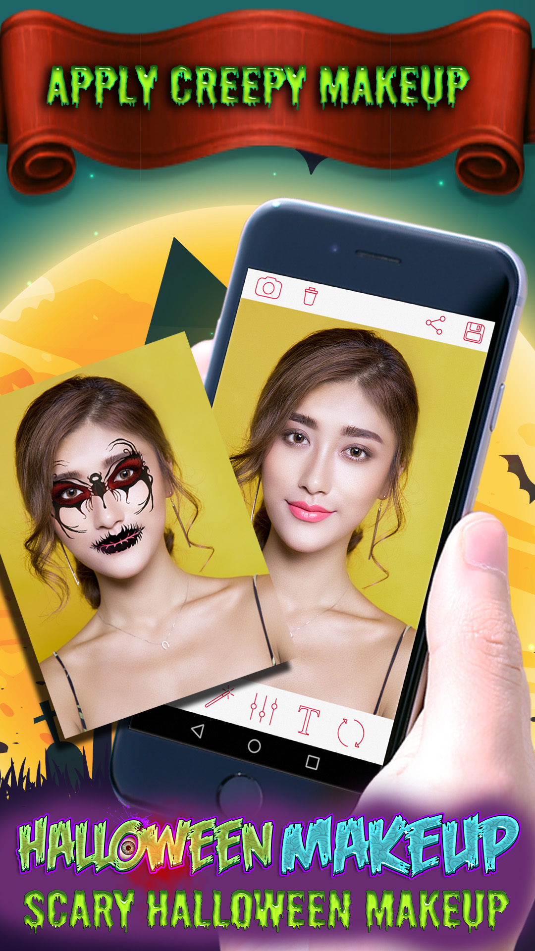Halloween Makeup Scary Face Makeup App on Amazon Appstore
